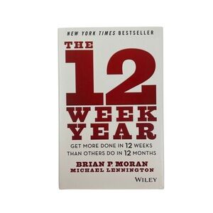 📚 3/$25 The 12 Week Year | Hardcover Book